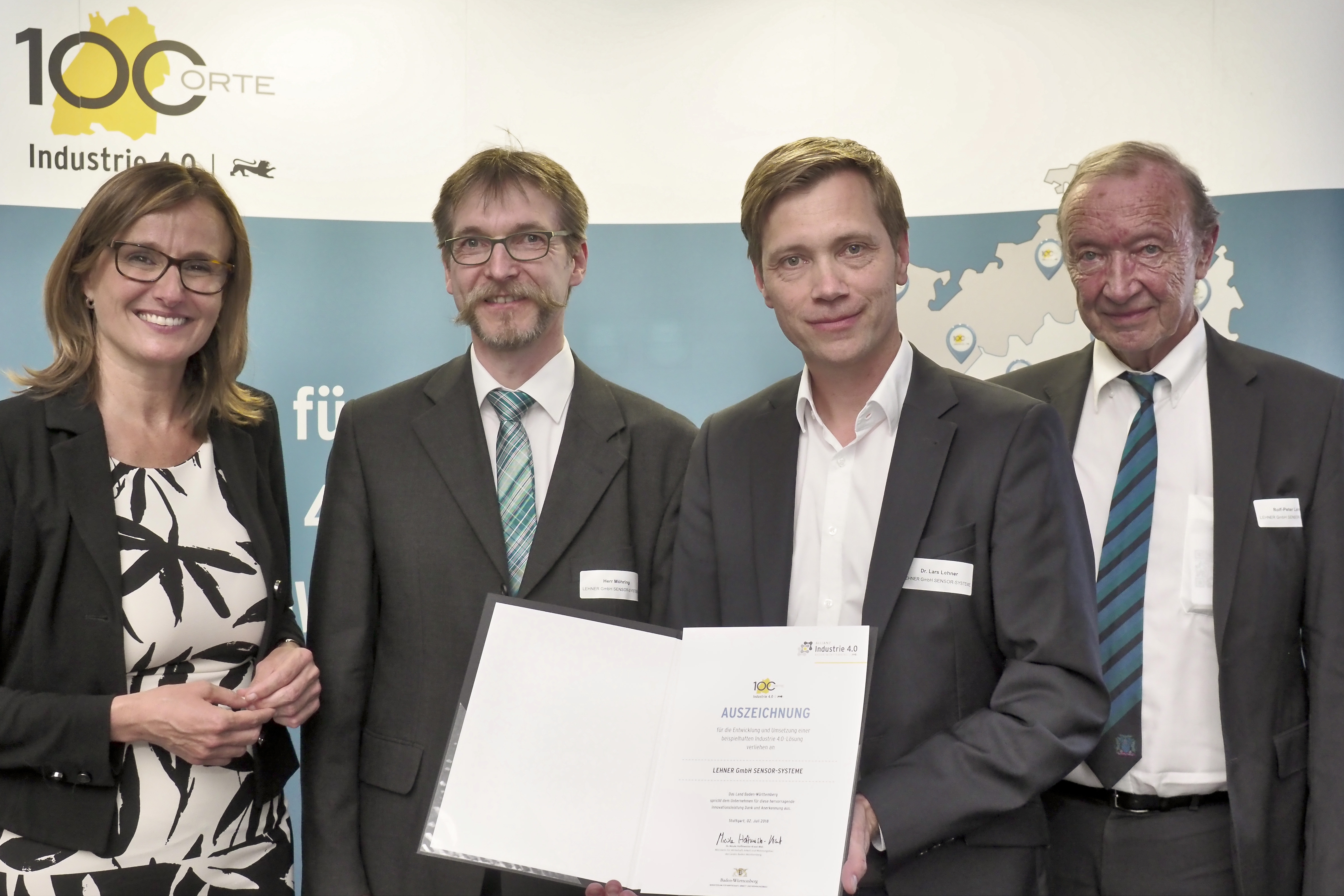 LEHNER Award 100 Places Industry 4.0
