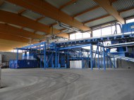 Paper sorting plant