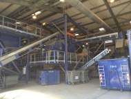 Trade rubbish processing plant Ellert