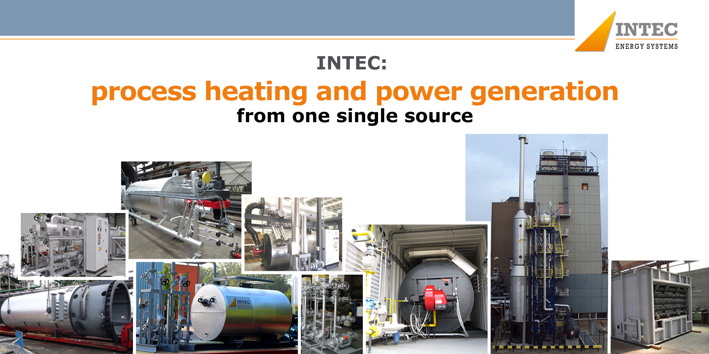 Process heat and power generation from a single source