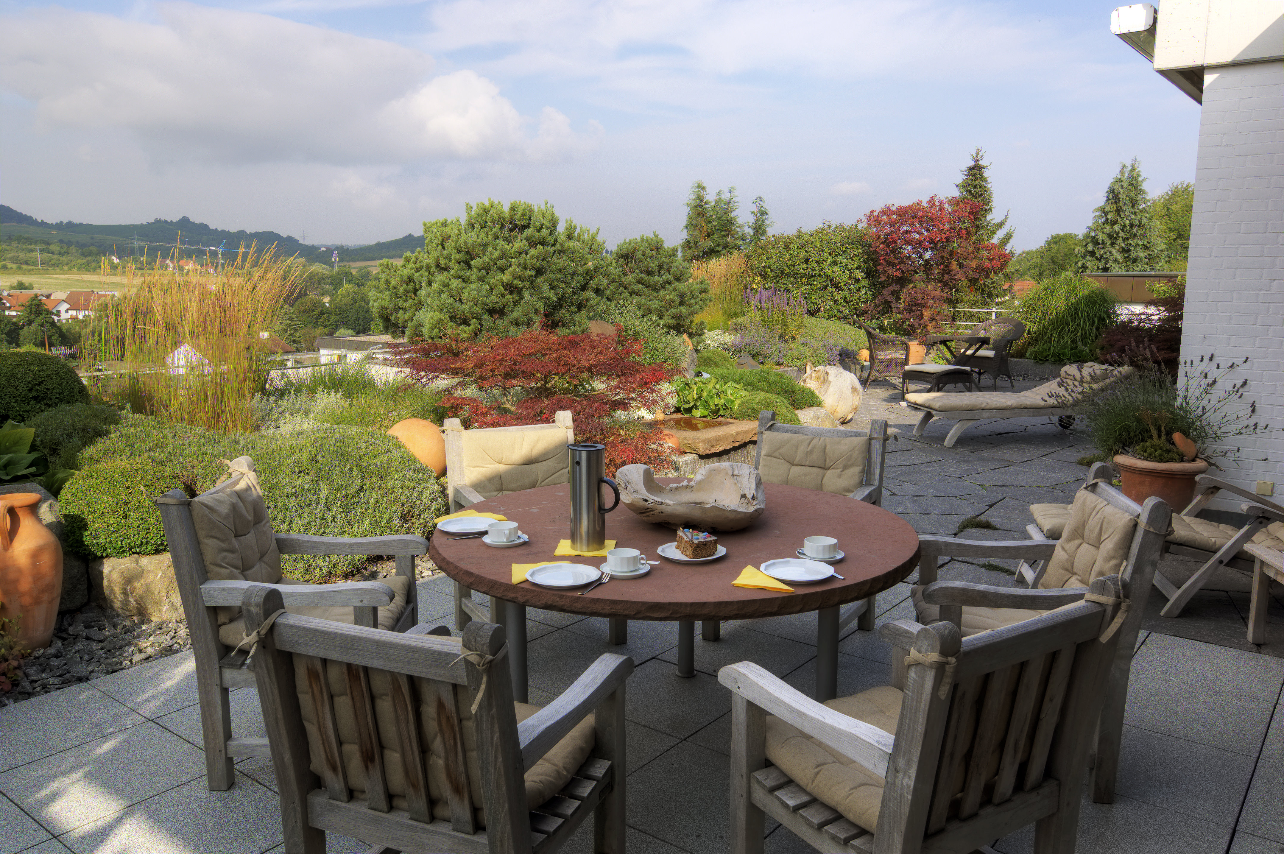 Private roof garden in Birkmannsweiler