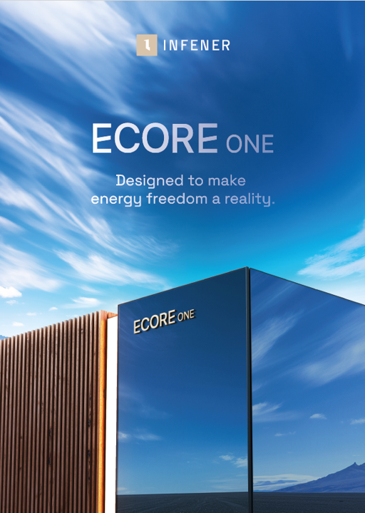 The ECORE ONE - the future of self-sufficient energy supply. 