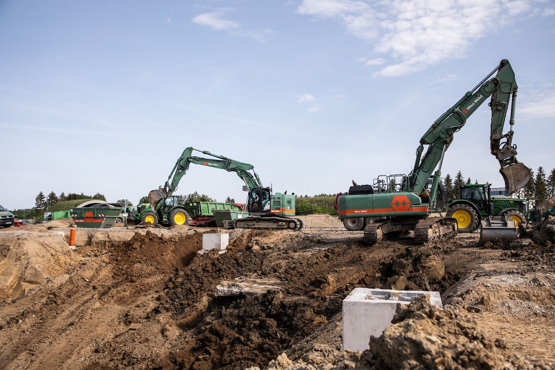 Tiefbauarbeiten Erschließung
