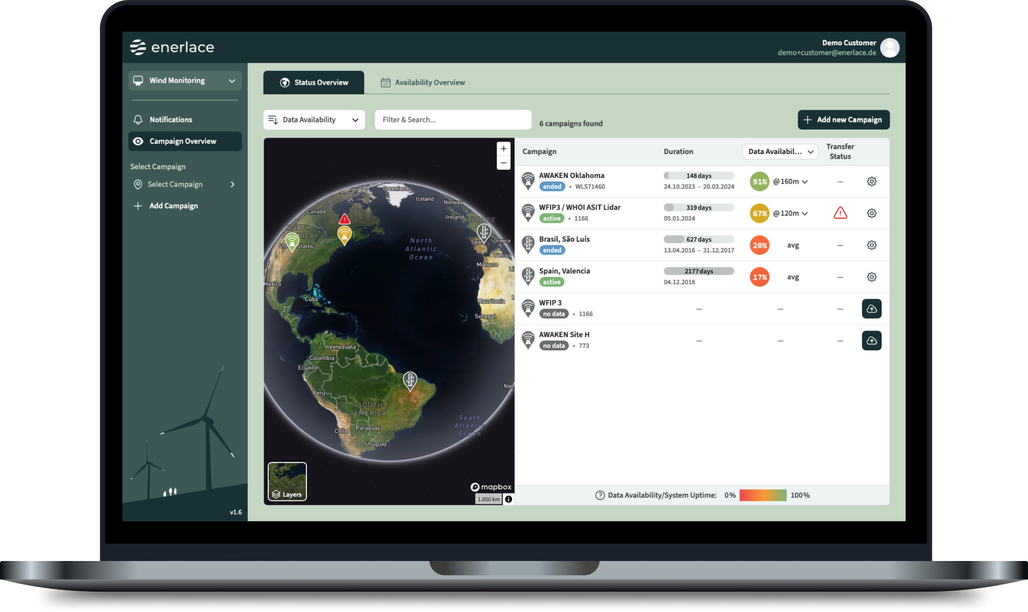 Captura de pantalla de nuestra aplicación, Moli.