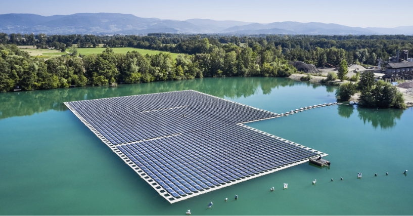 Increased climate resilience of standing waters through yield-optimized floating PV