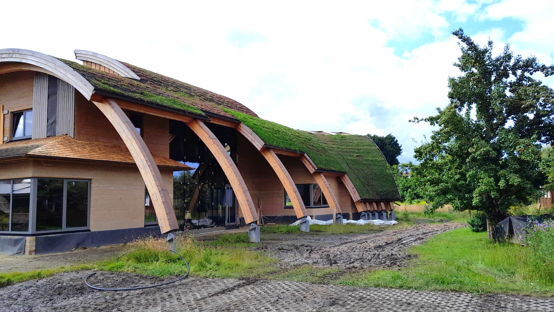 Ansicht des besonderen Architektenhauses