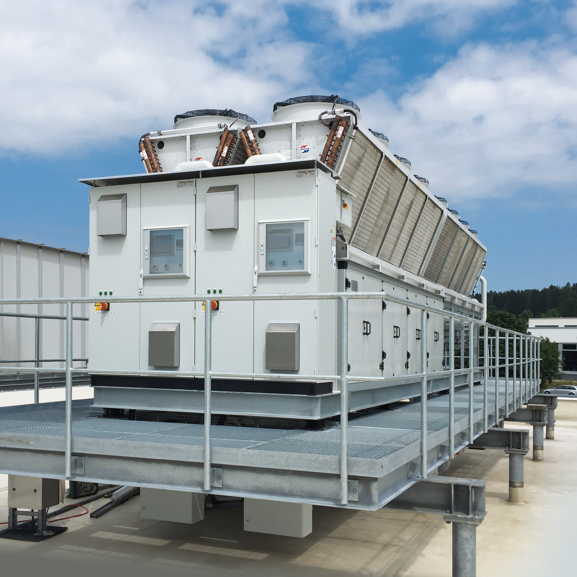 Luftkühlanlage, Außenaufstellung