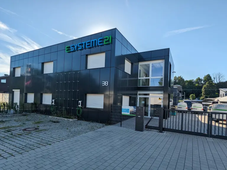 das Gebäude von e.systeme21