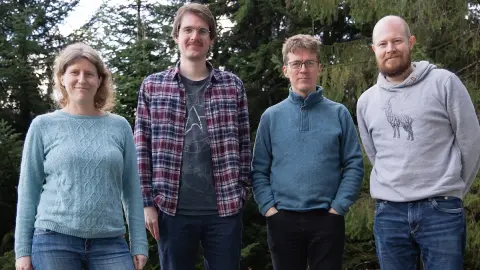 El equipo fundador de Enerlace