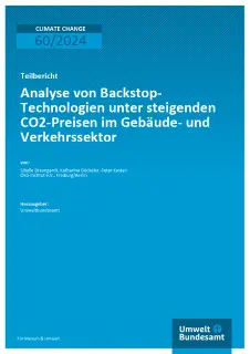 Analyse von Backstop-Technologien unter steigenden CO2-Preisen im Gebäude- und Verkehrssektor