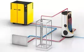 Heißwassererzeugung - Schaubild