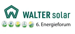 Logo Walter Solar 6. Energieforum