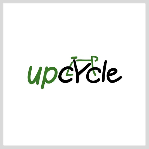 Upcycle Logo - Grünes Start-up zur Umwandlung von Werbemateiralien in hochwertige Taschen 